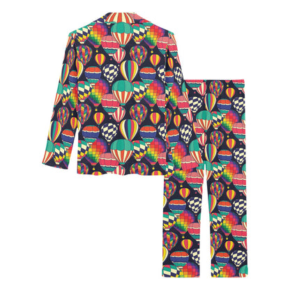 Ballon Pattern Print Design 02 Women's Long Pajama Set