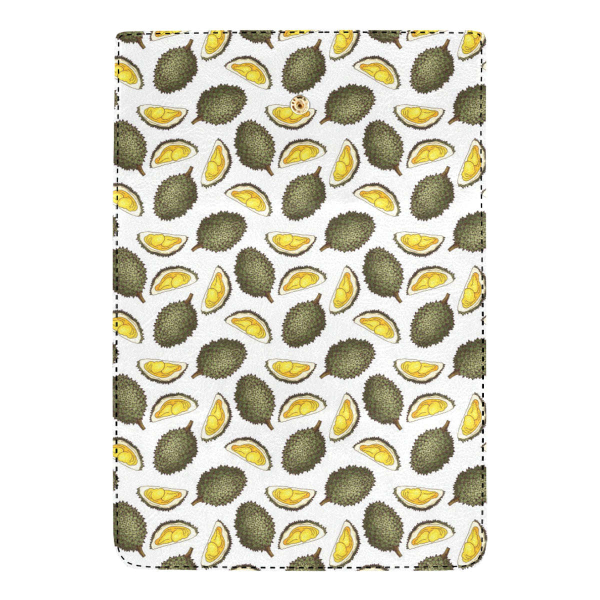 Durian Pattern Print Design DR03 Women's Trifold Wallet
