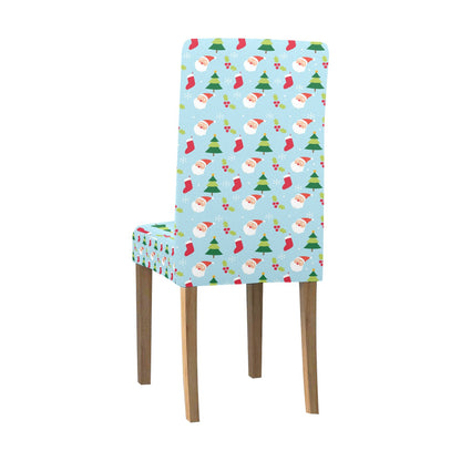 Santa Themed Print Design LKS301 Dining Chair Slipcover