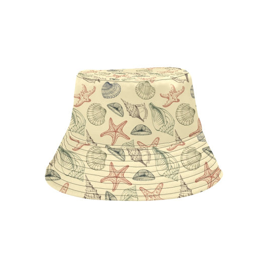 Seashell Print Design LKS305 Unisex Bucket Hat