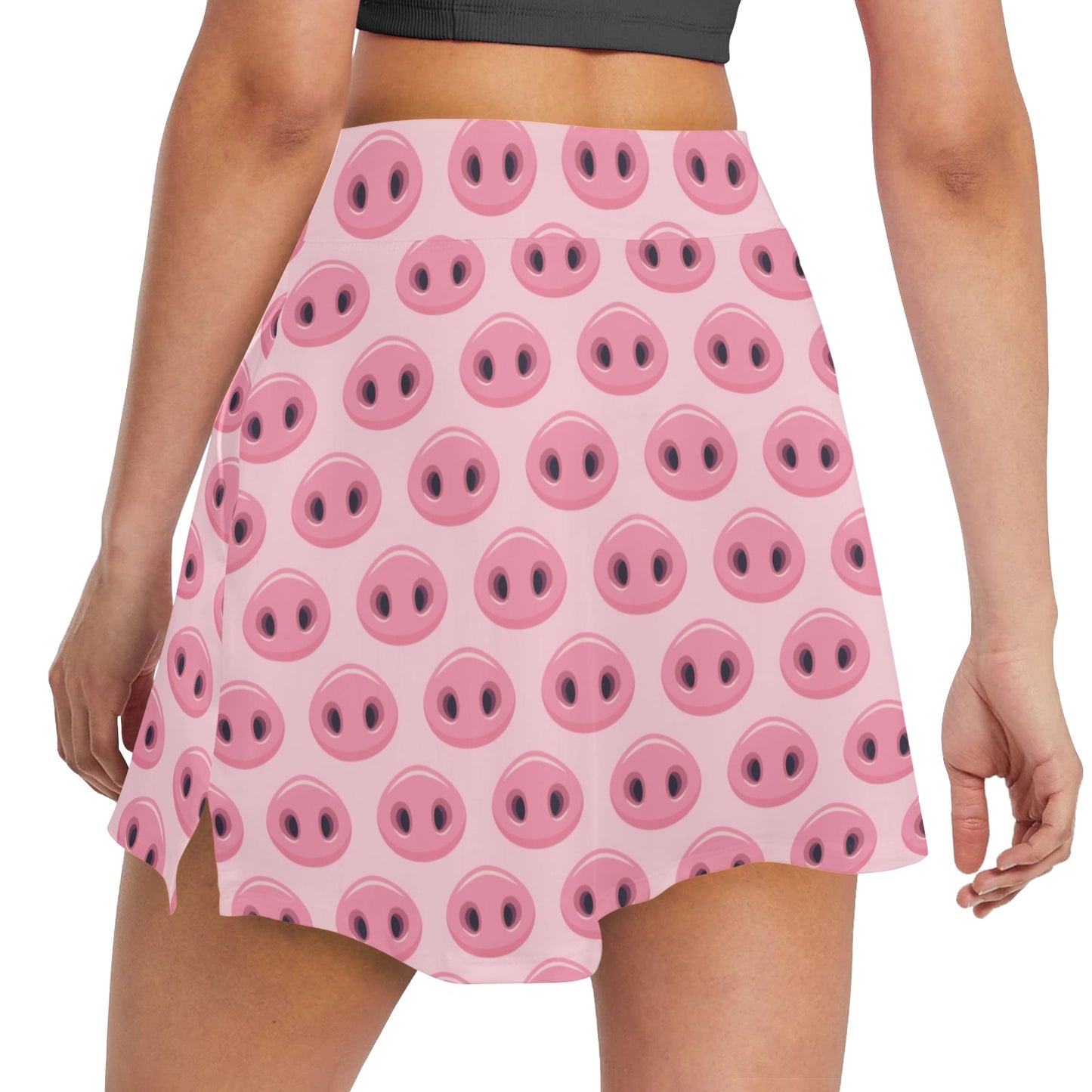 Pig Print Design LKS401 17" Golf & Pickleball Skort with Pockets