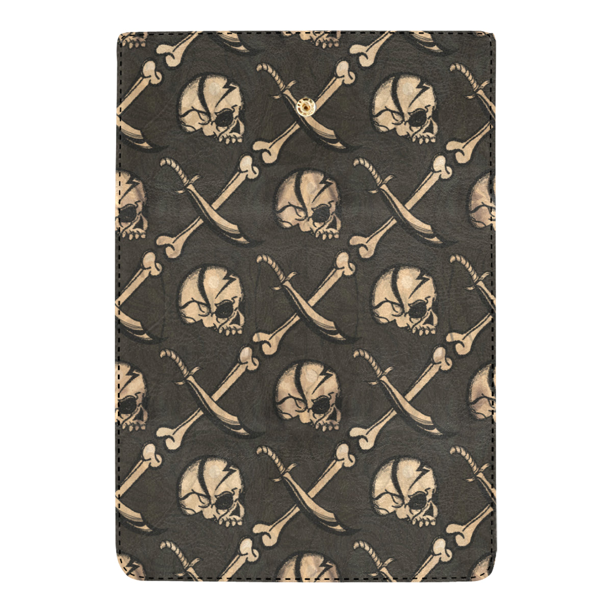 Pirate Pattern Print Design A03 Women's Trifold Wallet
