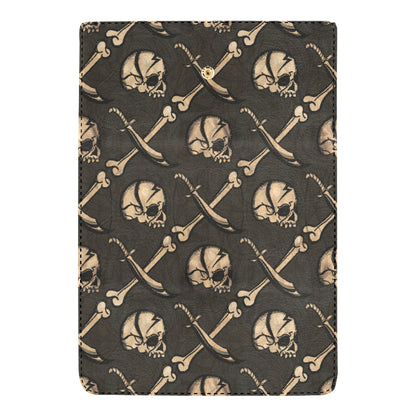 Pirate Pattern Print Design A03 Women's Trifold Wallet