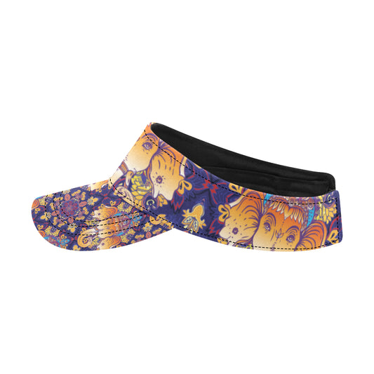 Ganesha Pattern Print Design 01 Unisex Sun Visor