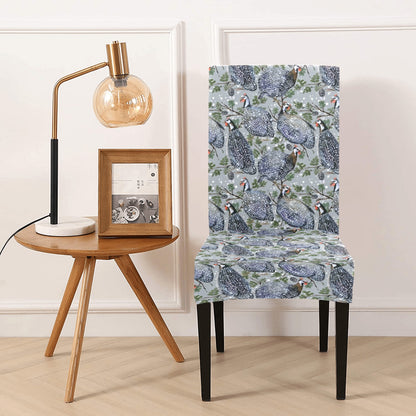 Guinea Fowl Print Design LKS402 Dining Chair Slipcover