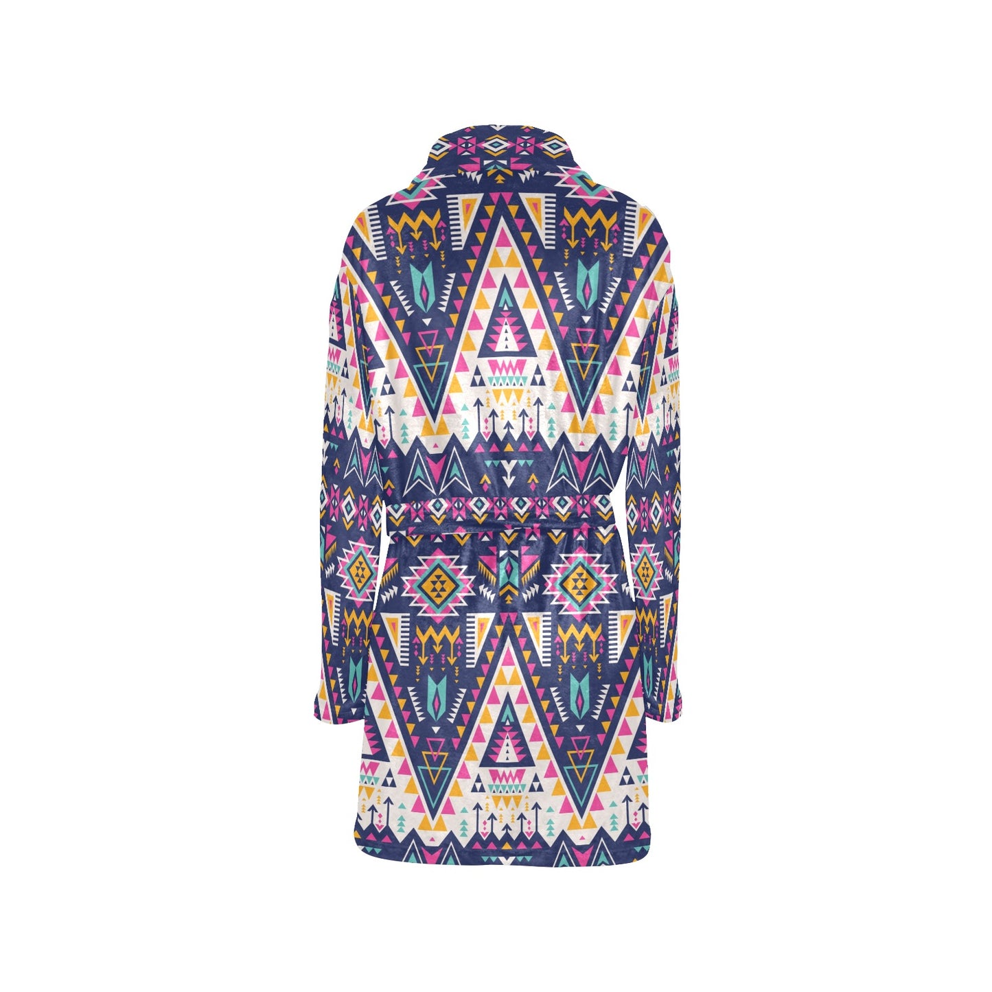 Pink Tribal Aztec native american Women's Fleece Robe