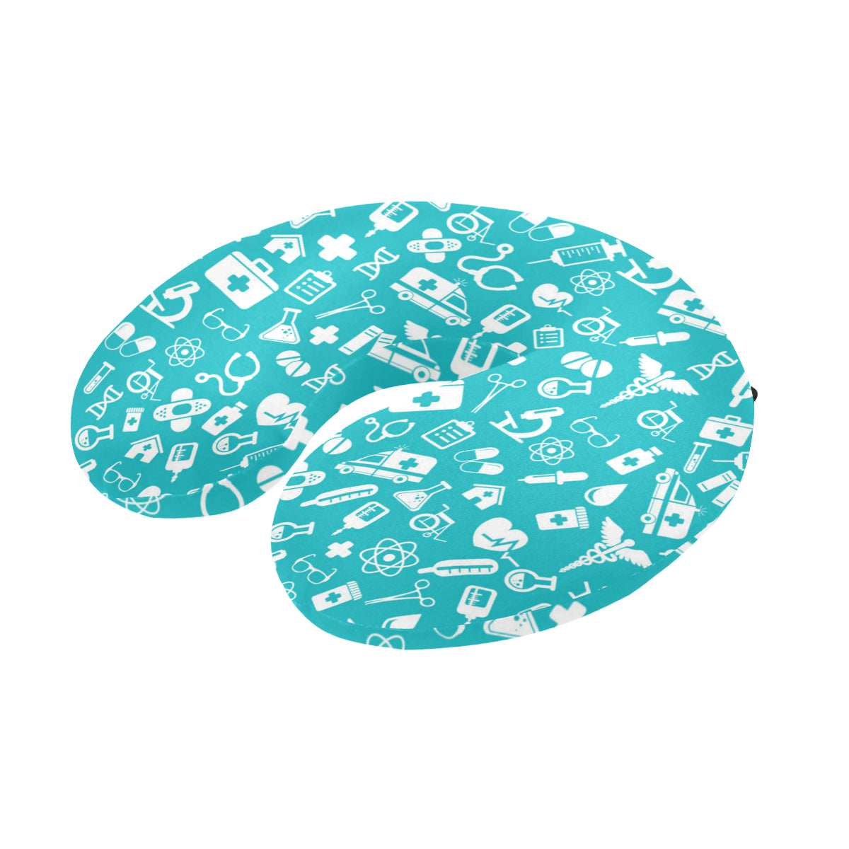 Medical Pattern Print Design 04 U-Shaped Travel Neck Pillow