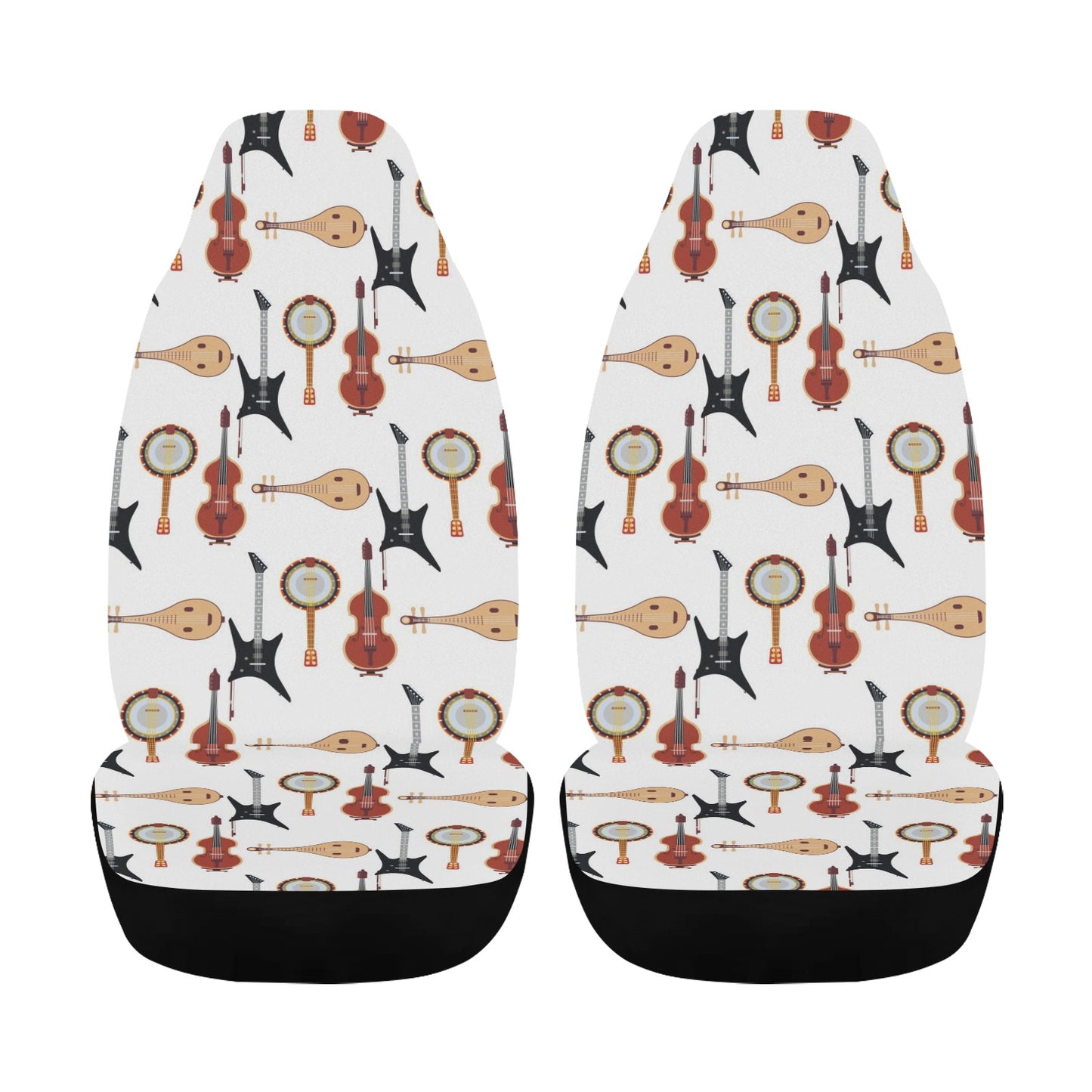 Banjo Print Design LKS403 Car Seat Covers