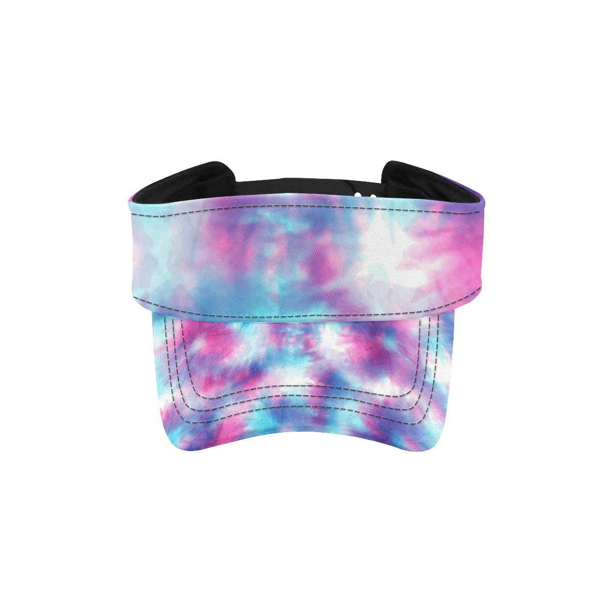 Tie Dye Blue Pink Unisex Sun Visor