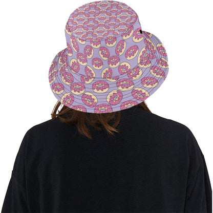 Donut Pattern Print Design DN015 Unisex Bucket Hat