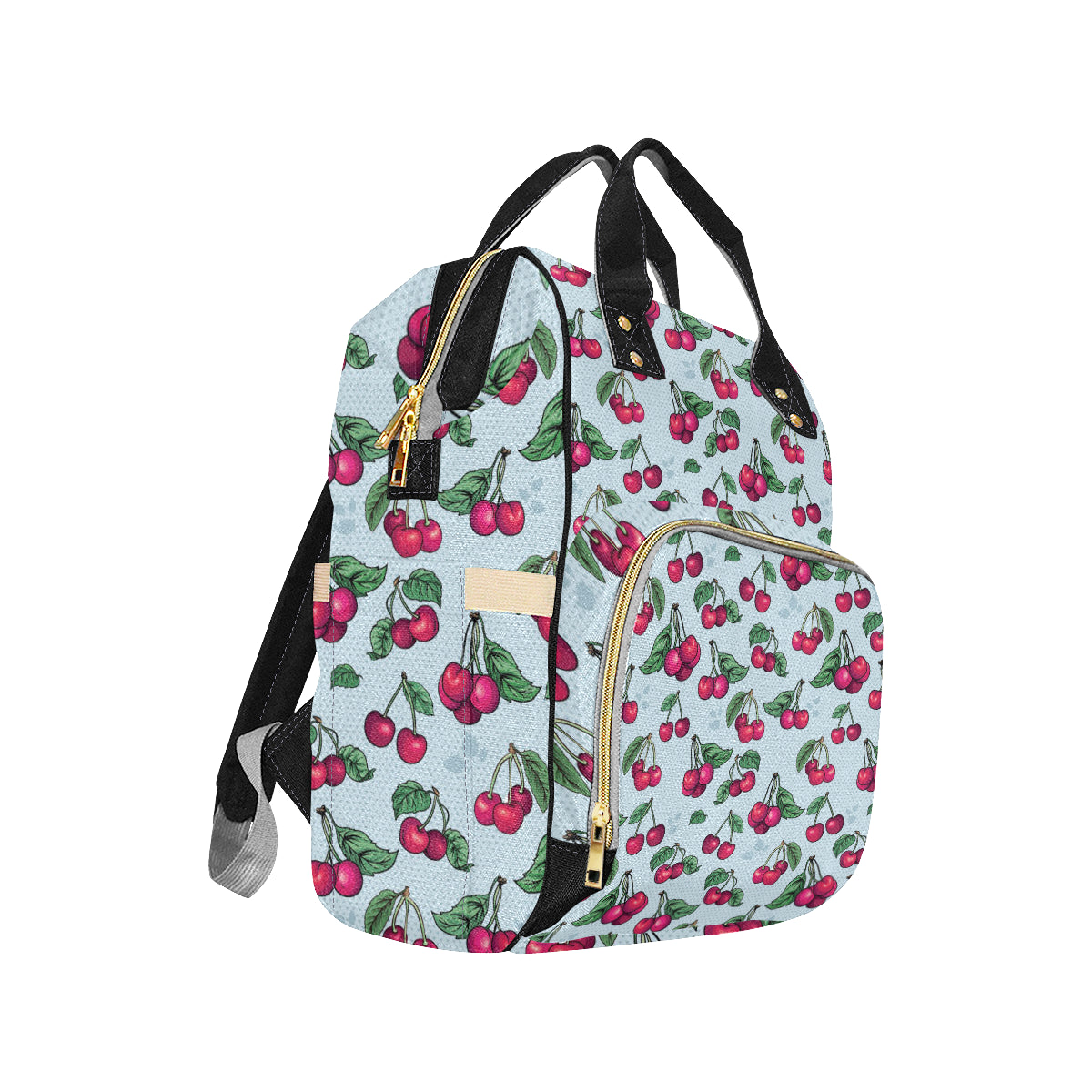 Cherry Pattern Print Design CH01 Diaper Bag Backpack