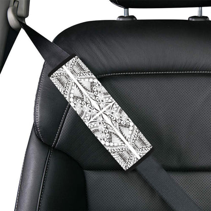 Samoan Style Print Design LKS301 Car Seat Belt Cover