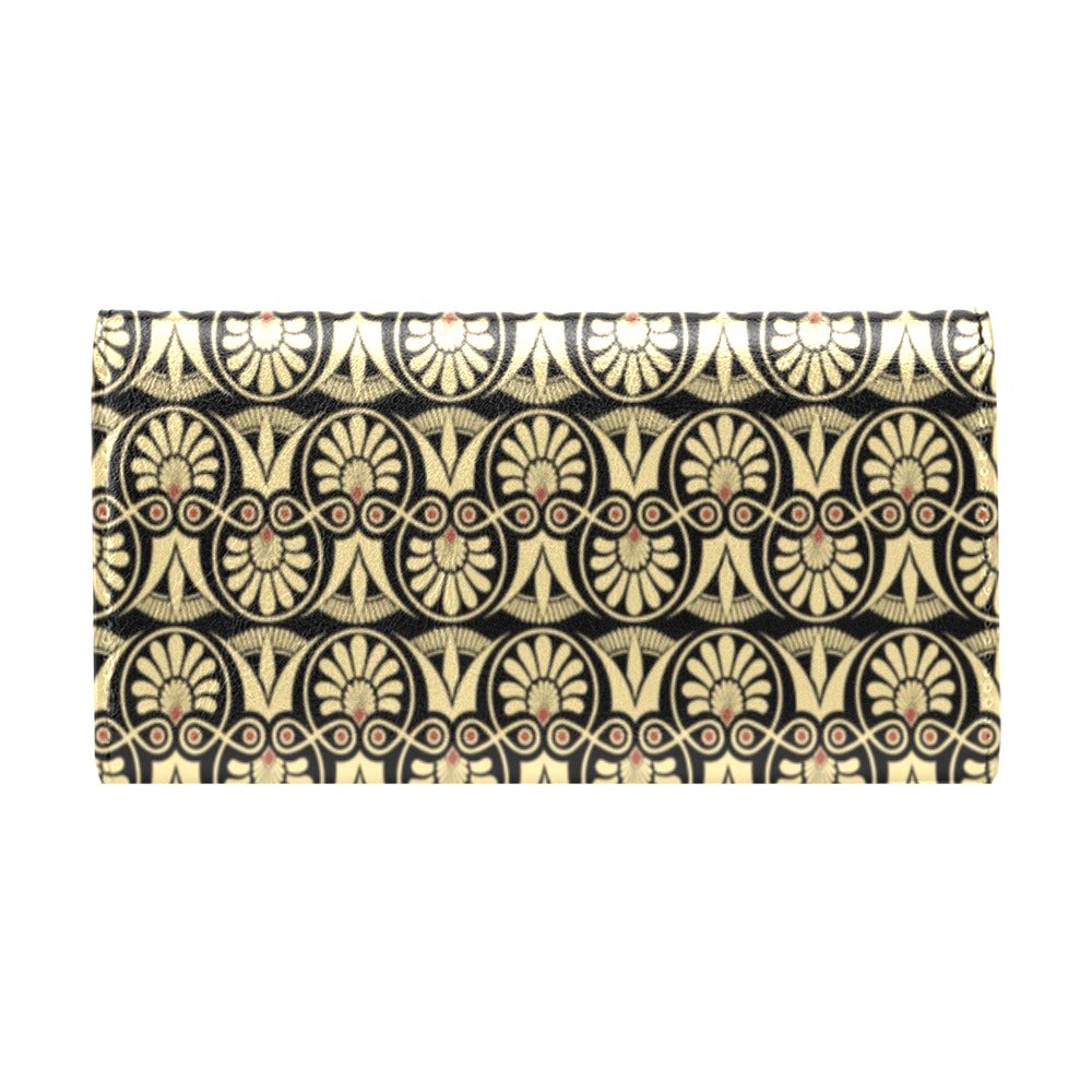 Ancient Greek Print Design LKS3014 Women's Trifold Wallet