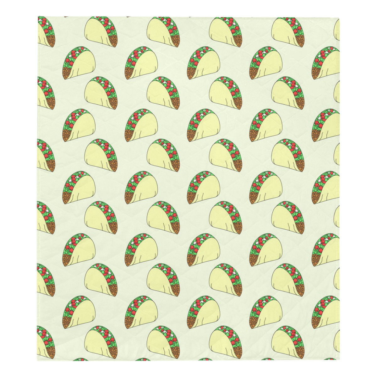 Taco Pattern Print Design TC05 Premium Quilt