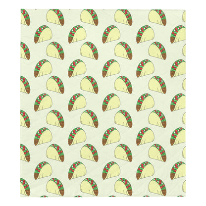 Taco Pattern Print Design TC05 Premium Quilt