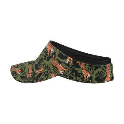 Tiger Pattern Print Design LKS303 Unisex Sun Visor