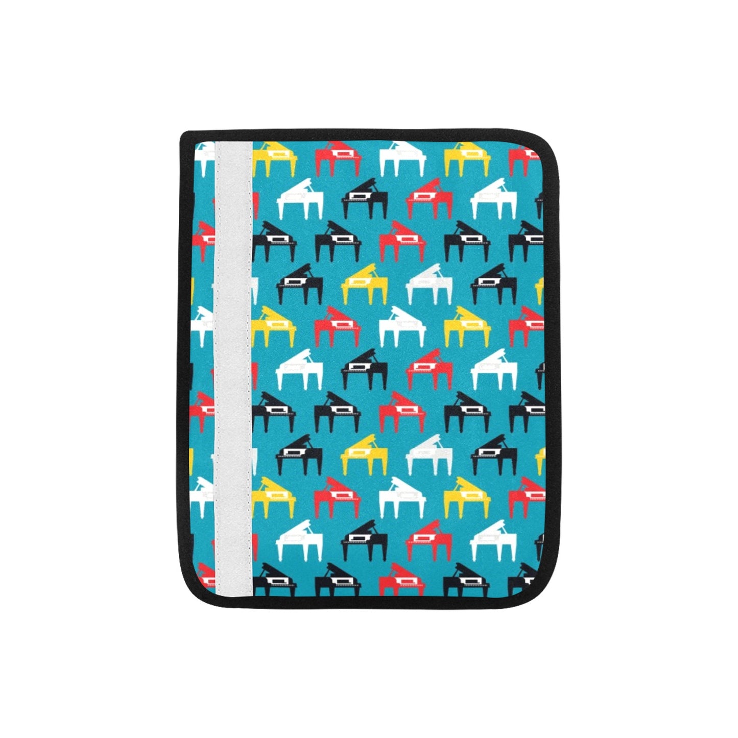 Piano Print Design LKS403 Car Seat Belt Cover