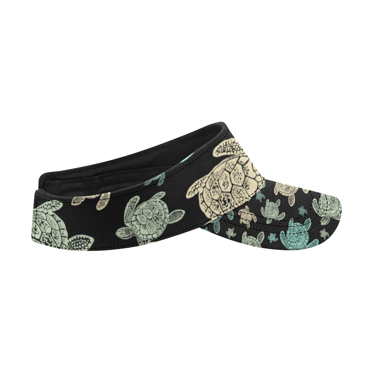 Sea Turtle Stamp Pattern Unisex Sun Visor