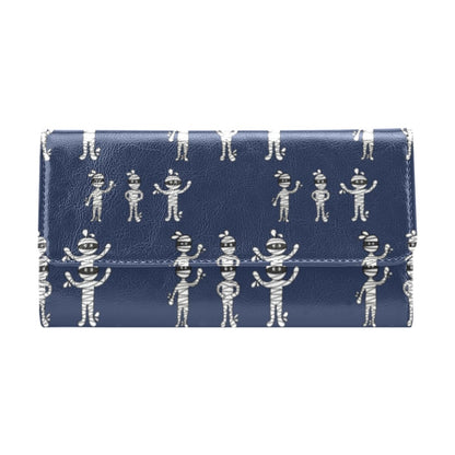 Mummy Print Design LKS306 Women's Trifold Wallet