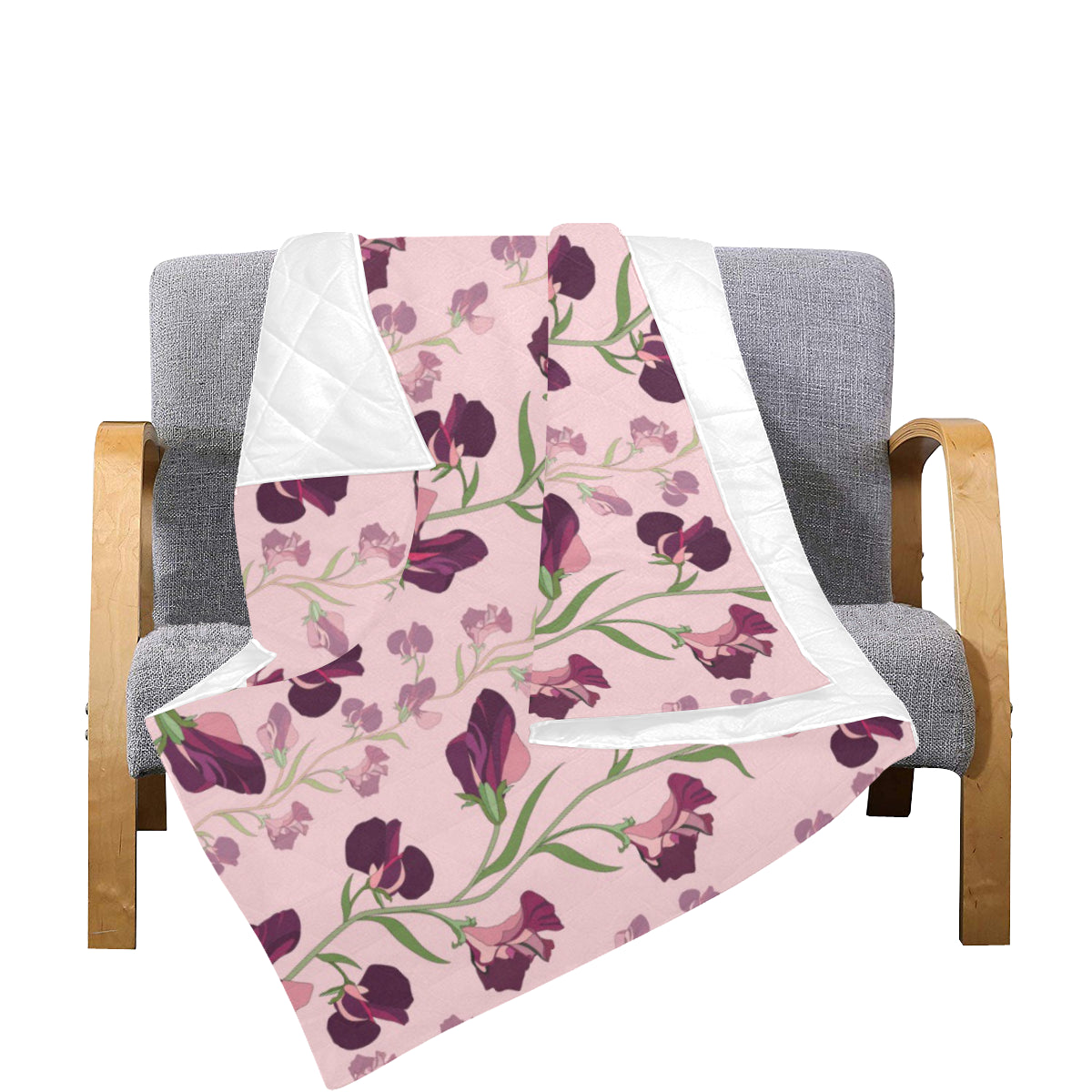 Peony Pattern Print Design PE09 Premium Quilt