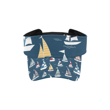 Sailing Ships Pattern Print Design A04 Unisex Sun Visor