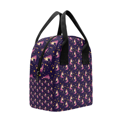 Unicorn Princess Star Sparkle Insulated Lunch Bag
