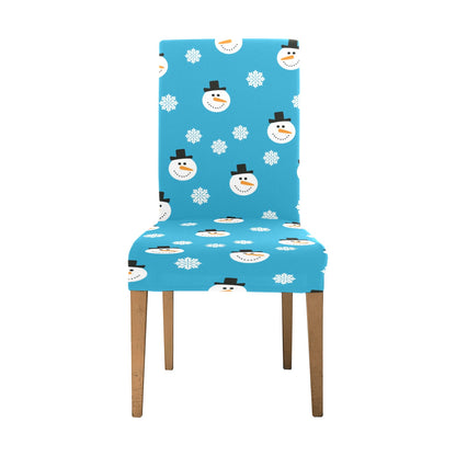 Snowman Print Design LKS303 Dining Chair Slipcover