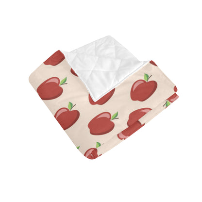 Apple Pattern Print Design AP01 Premium Quilt