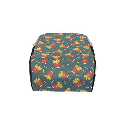 French Fried Pattern Print Design 04 Diaper Bag Backpack