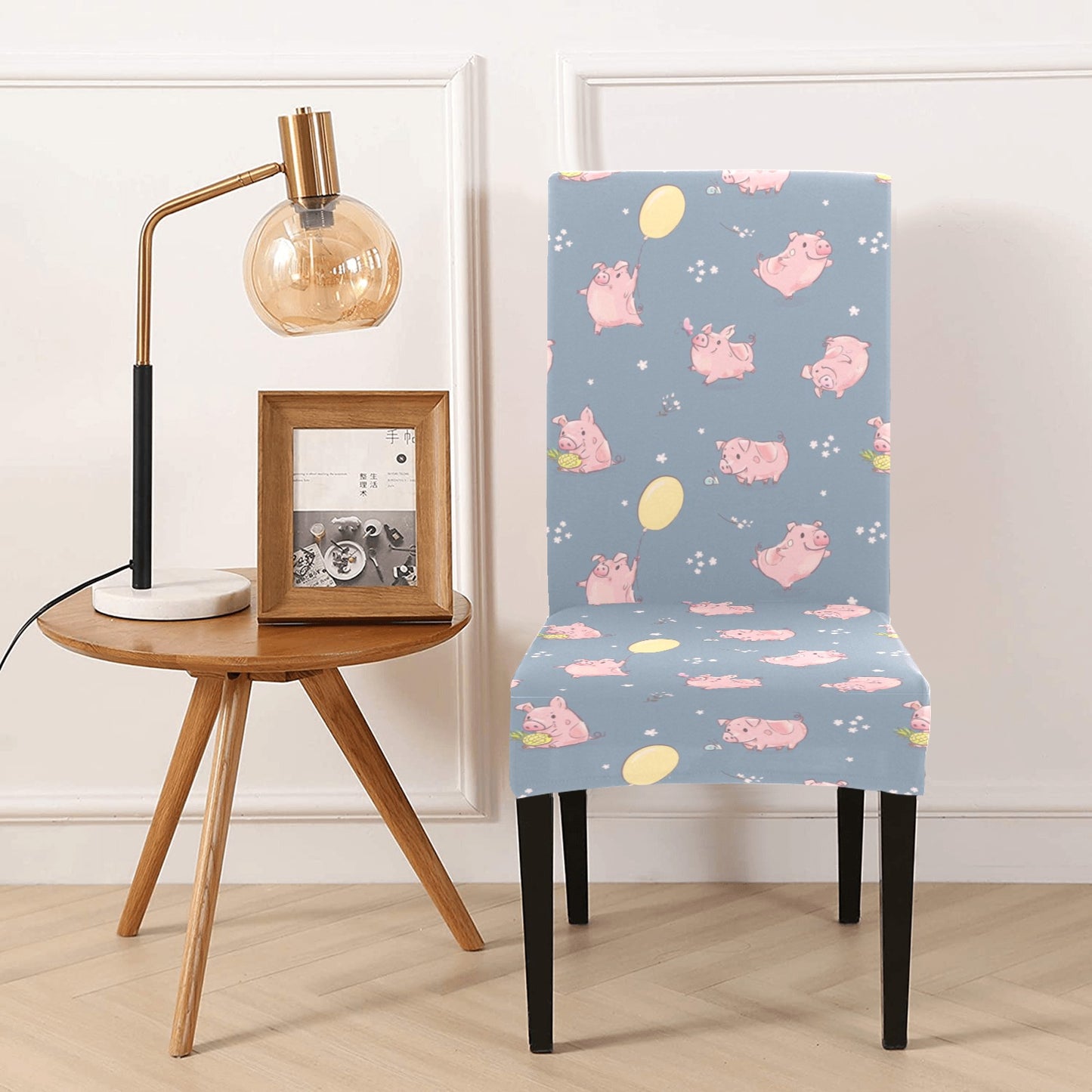 Pig Print Design LKS405 Dining Chair Slipcover