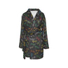 Skateboard Print Design LKS301 Women's Fleece Robe