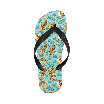 Tiger Print Design LKS304 Flip Flops