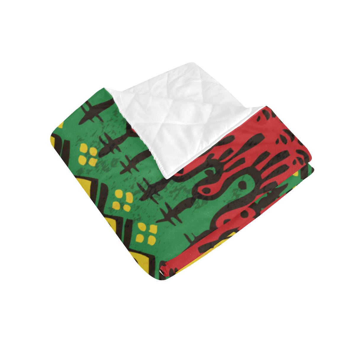 Rasta Pattern Print Design A01 Premium Quilt