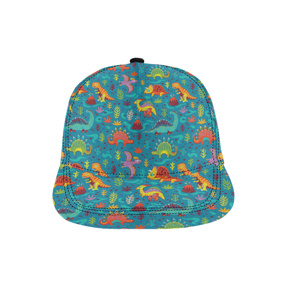 Dinosaur Cartoon Style Snapback Cap