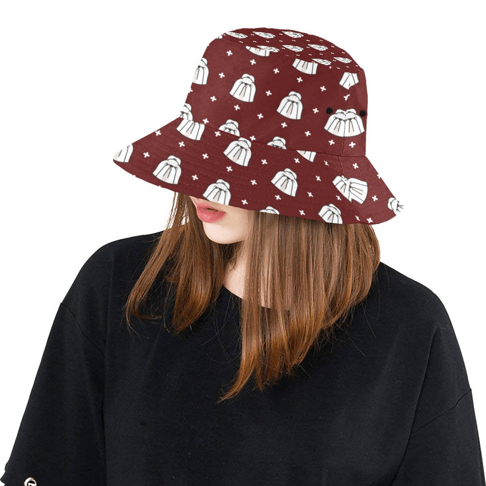 Shih Tzu Print Design LKS301 Unisex Bucket Hat