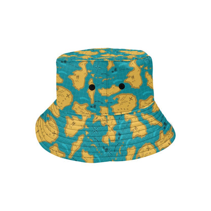 World Map Print Design LKS301 Unisex Bucket Hat