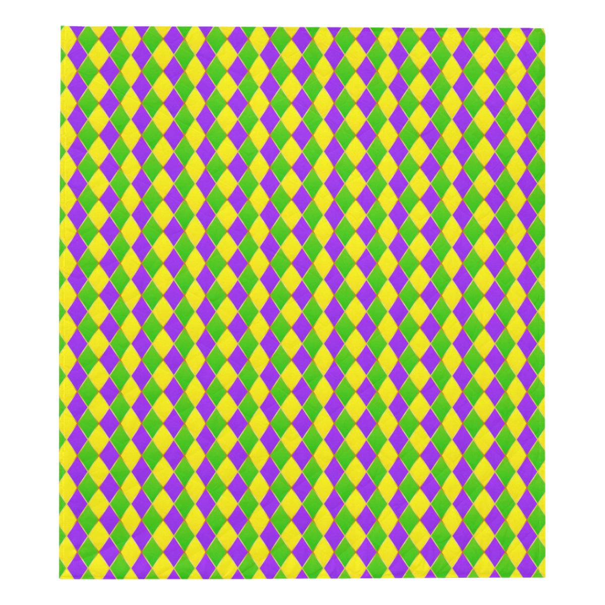 Mardi Gras Pattern Print Design 01 Premium Quilt