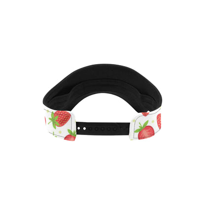Strawberry Pattern Print Design SB07 Unisex Sun Visor