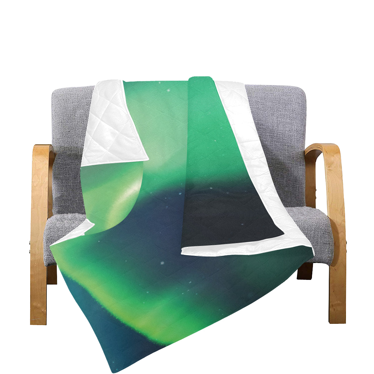 Aurora Borealis Pattern Print Design 04 Premium Quilt