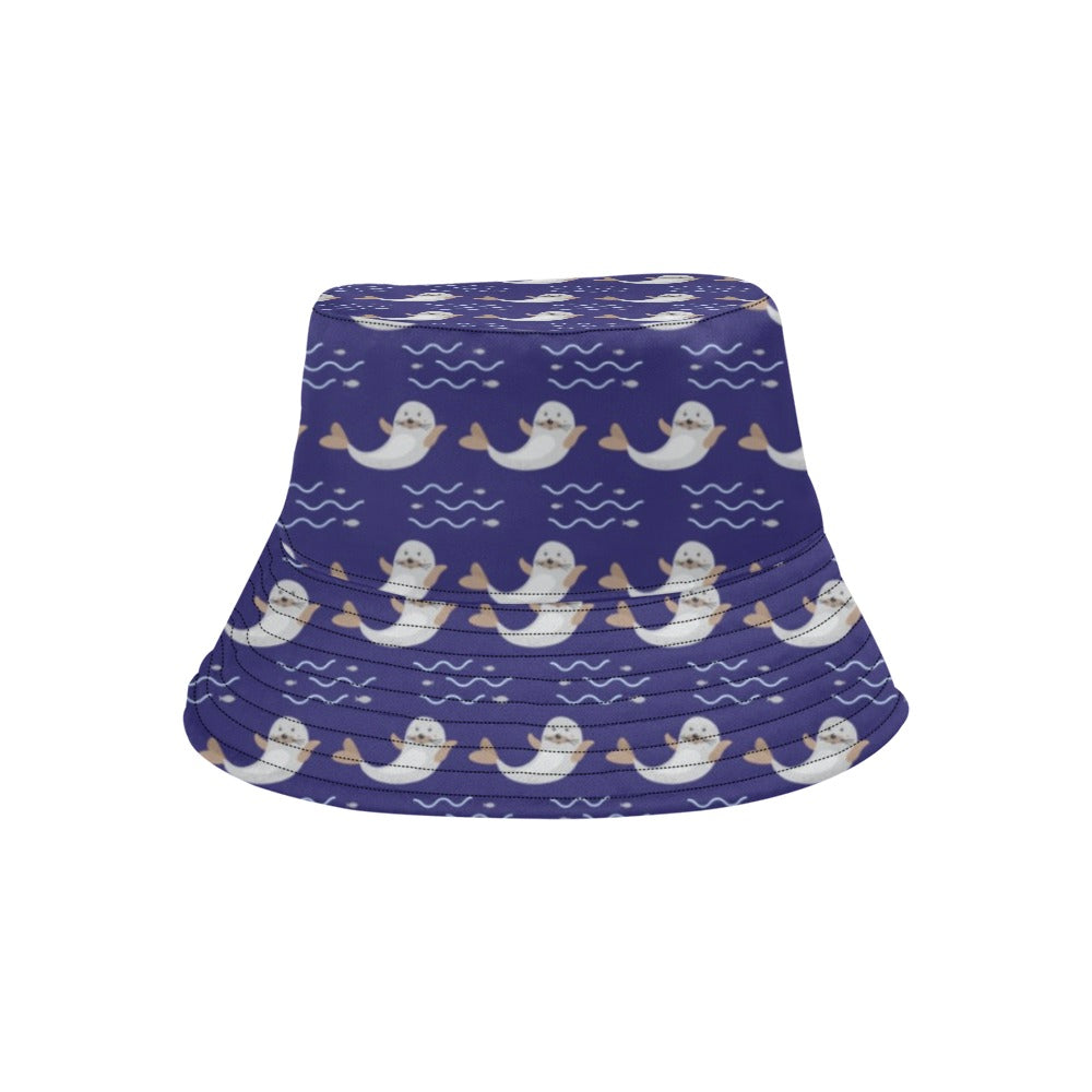 Sea Lion Print Design LKS404 Unisex Bucket Hat