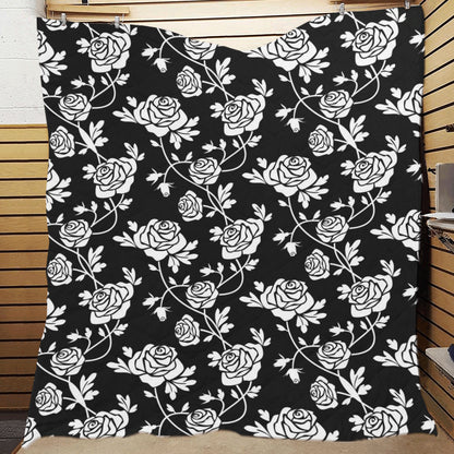 Rose Pattern Print Design RO013 Premium Quilt