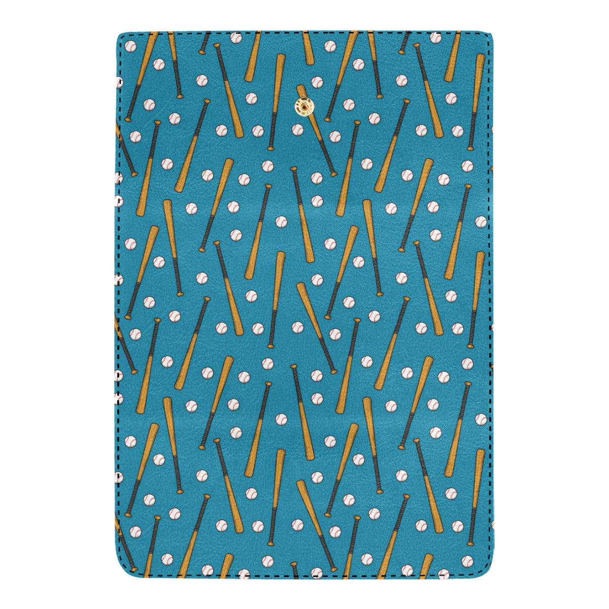 Baseball Pattern Print Design 01 Women's Trifold Wallet