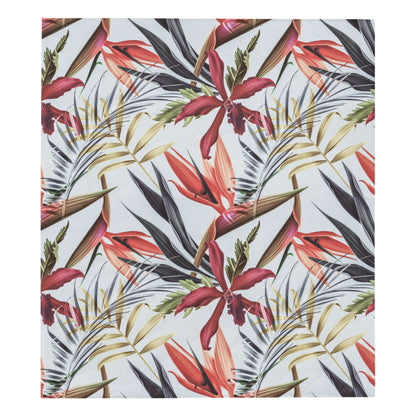 Tropical Flower Pattern Print Design TF021 Premium Quilt