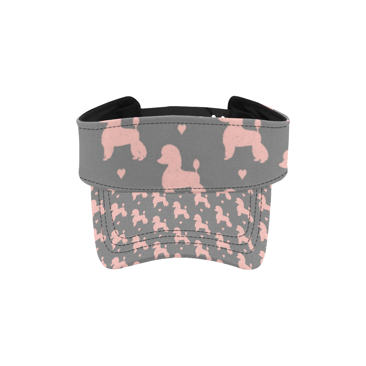 Poodle Pattern Print Design A02 Unisex Sun Visor