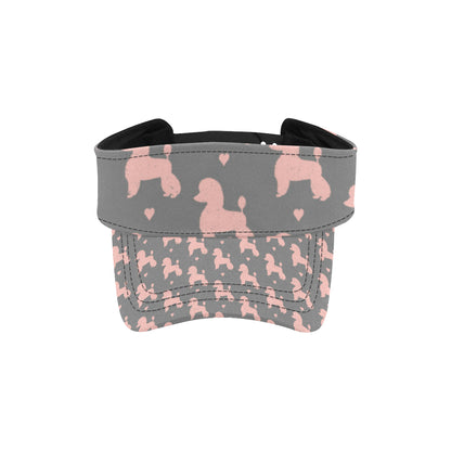 Poodle Pattern Print Design A02 Unisex Sun Visor