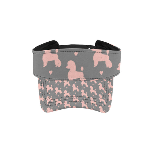 Poodle Pattern Print Design A02 Unisex Sun Visor