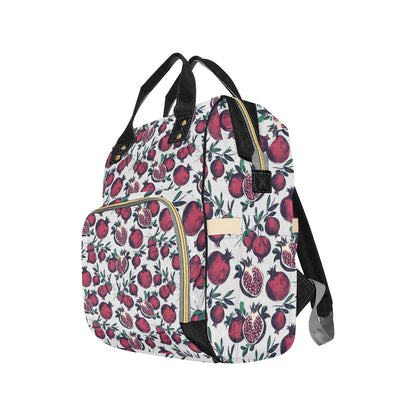 Pomegranate Pattern Print Design PG01 Diaper Bag Backpack
