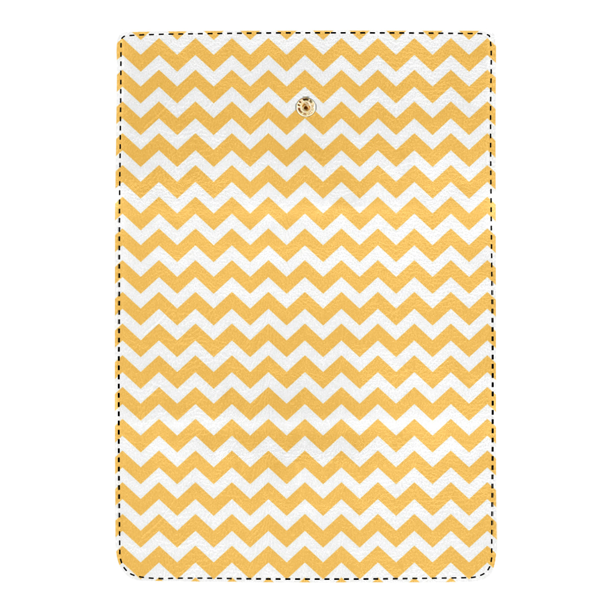 Chevron Orange Pattern Print Design 01 Women's Trifold Wallet