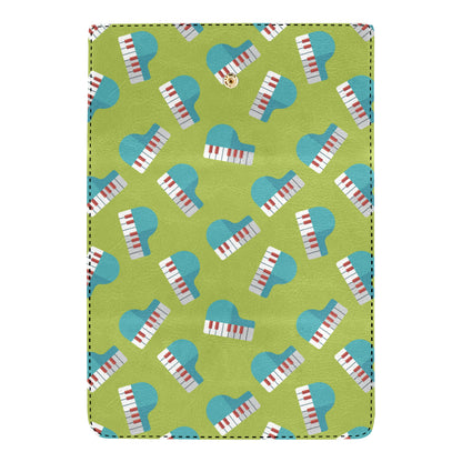 Piano Pattern Print Design 03 Women's Trifold Wallet