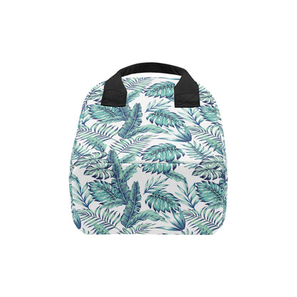 Pattern Tropical Palm Leaves Insulated Lunch Bag
